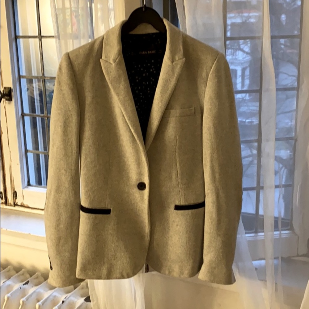 Zara jacket light grey size S